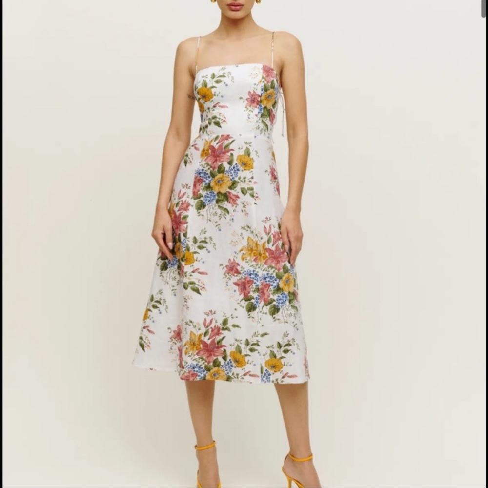 Reformation linen dress